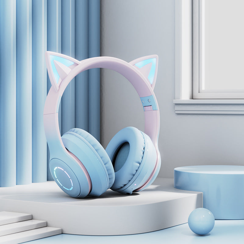 New Cat Ear Luminous Electric Competition Wireless Headphone